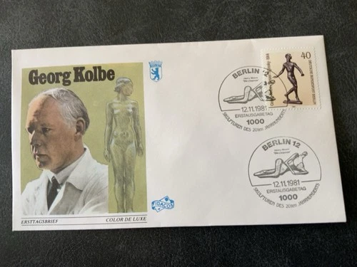 Germany Berlin 1981 #9N468-9N470 Sculptures - 3 FDCs