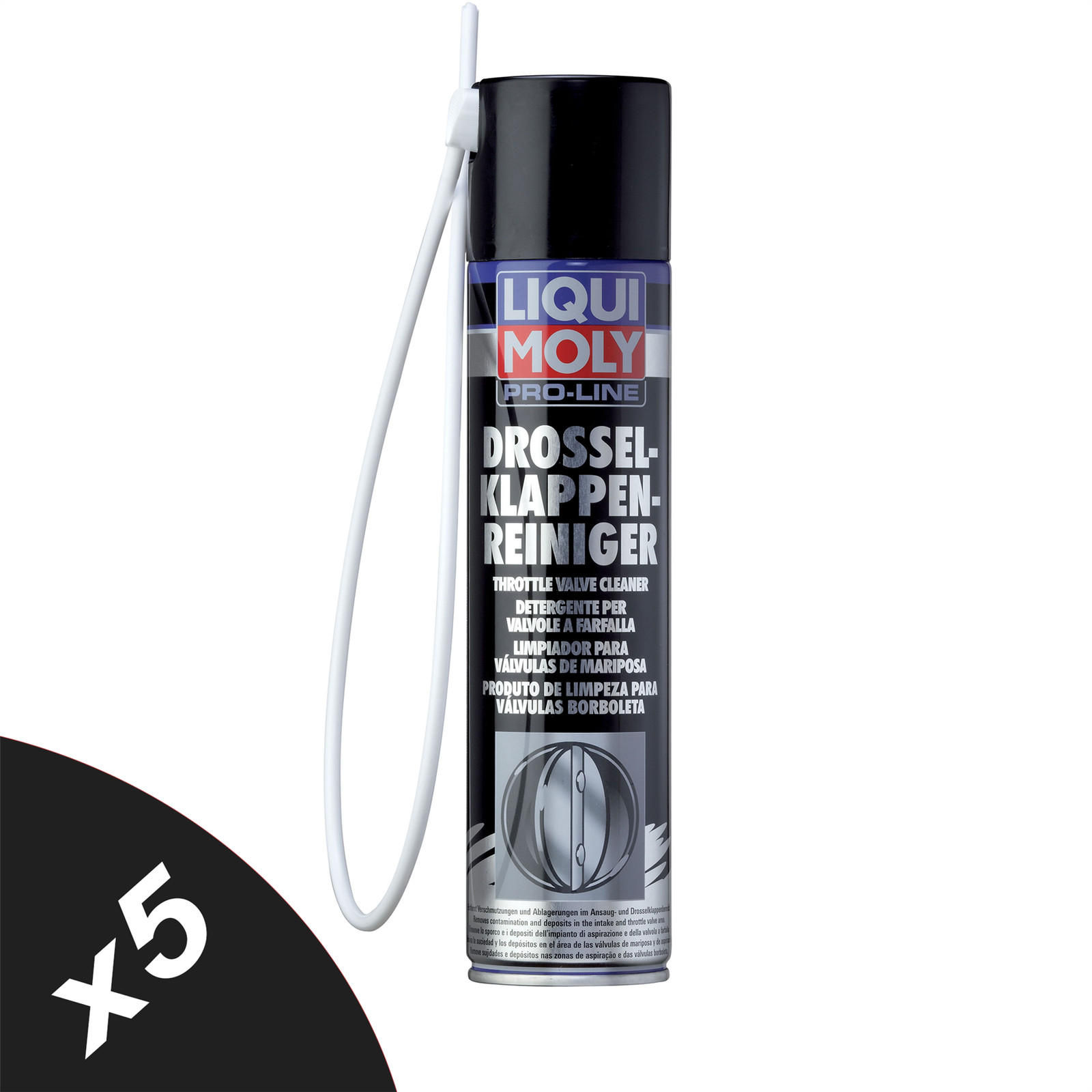 Liqui Moly Pro Line Throttle Valve Cleaner Intake Deposit Cleaner 5x400 ml