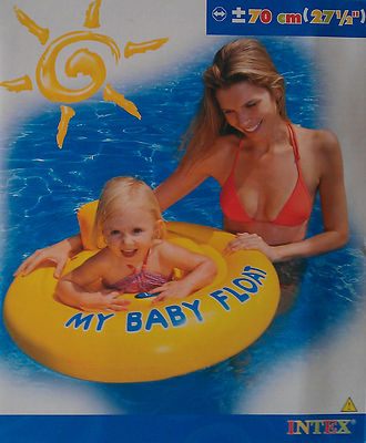 Intex My Baby Float Schwimmhilfe Schwimmsitz bis 11 KG 56585EU Kinder
