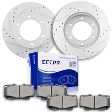 Front Brake Rotors + Brake Pads for 1999 2000 2001 2002 2003 2004 Toyota Tacoma