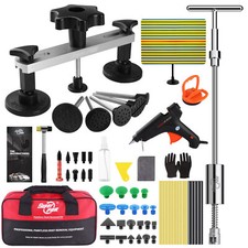 PDR 65x Car Paintless Dent Removal Kit Slide Hammer Repair Glue Gun Puller Tabs