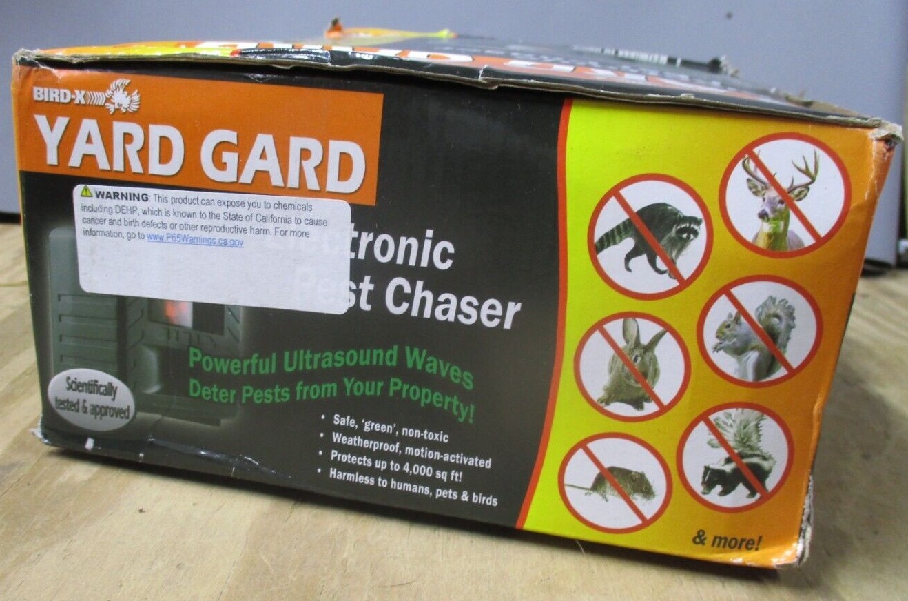 BirdX Yard Gard Electronic Animal Repeller keeps unwanted pests out of