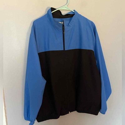 Consensus Golf men’s blue and black zip up windbreaker style jacket L ...
