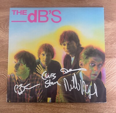 * THE DB's * signed album * STANDS FOR DECIBELS * PETER, CHRIS, WILL & GENE * 1