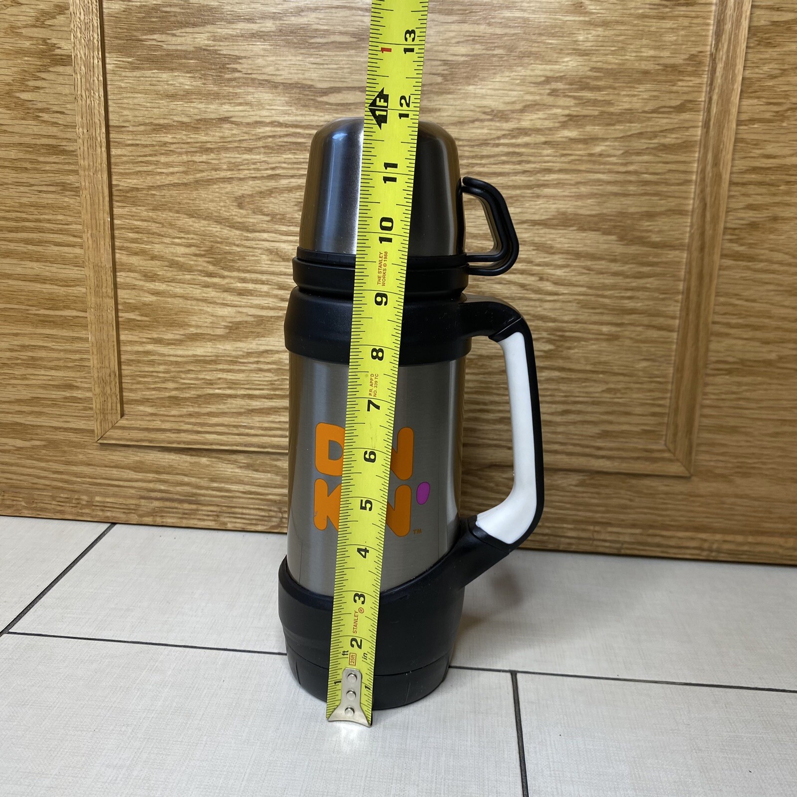 Dunkin Donuts 32oz Travel Mug Insulated Hot Cold Stainless Steel Thermos
