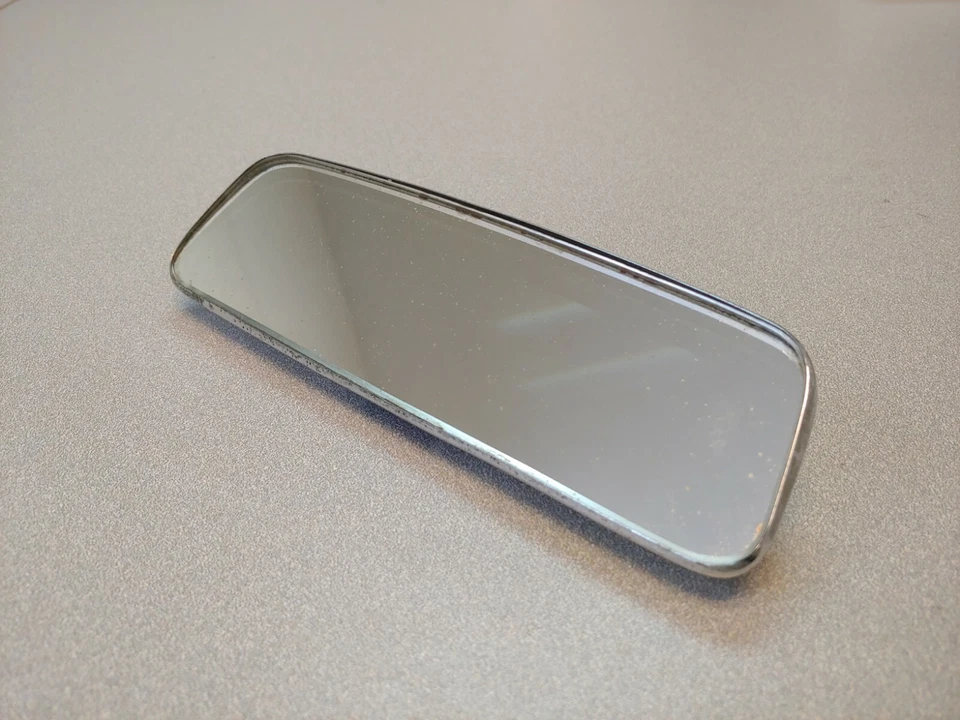 CABEZAL ESPEJO RETROVISOR CROMADO USADO ORIGINAL GENUINO PORSCHE 356B 356C 356SC NLA Foto 3 de 4