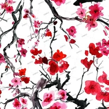 Cherry Blossoms 25 - 18"x46" Hydrographic Film Hydro Dipping Dip Water Transfer