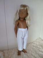 Bjb, Vintage Sasha Dolls Clothes, Long White Bloomers Knickers Pants Satin Trim Bjb, Vintage Sasha Dolls Clothes, Long White Bloomers Knickers Pants Satin Trim