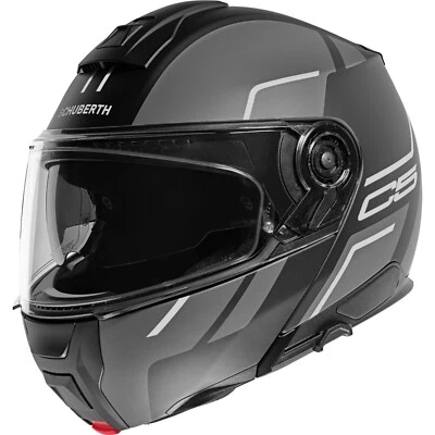 CASCO MODULARE MOTO SCHUBERTH C5 MASTER GREY Nero Grigio OPACO ECE.2206