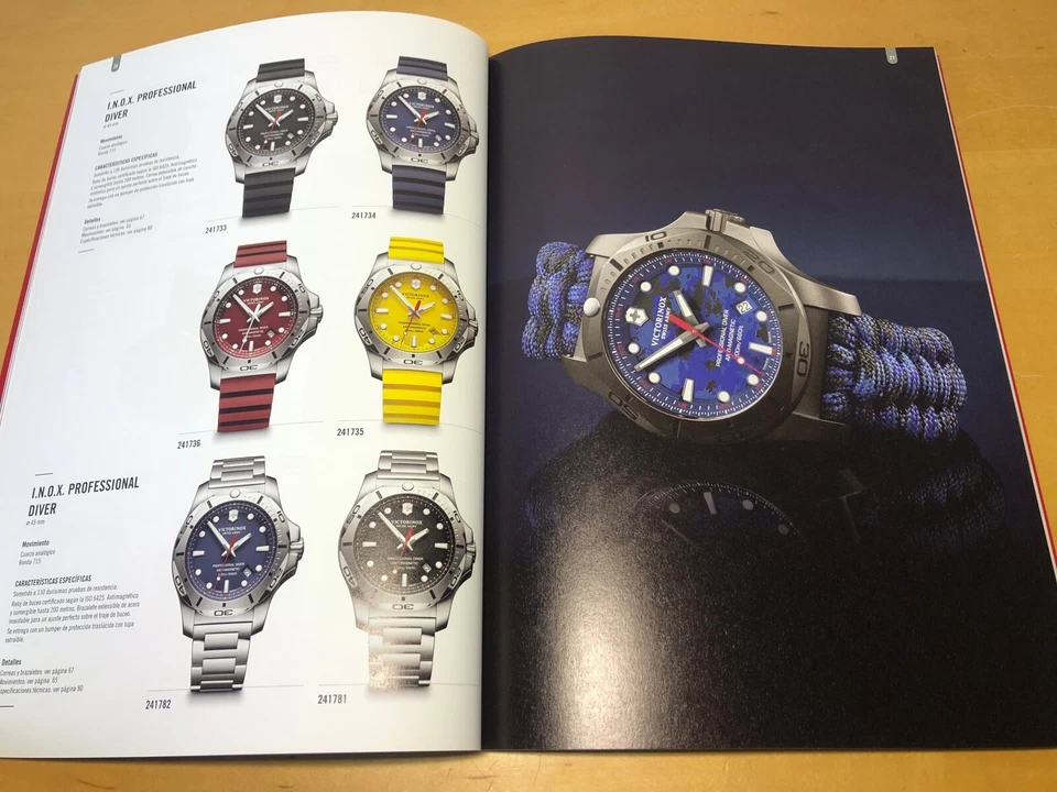 Victorinox Swiss Army - Catálogo de relojes generales - Libro de ejercicios 2018 - Español Foto 4 de 4
