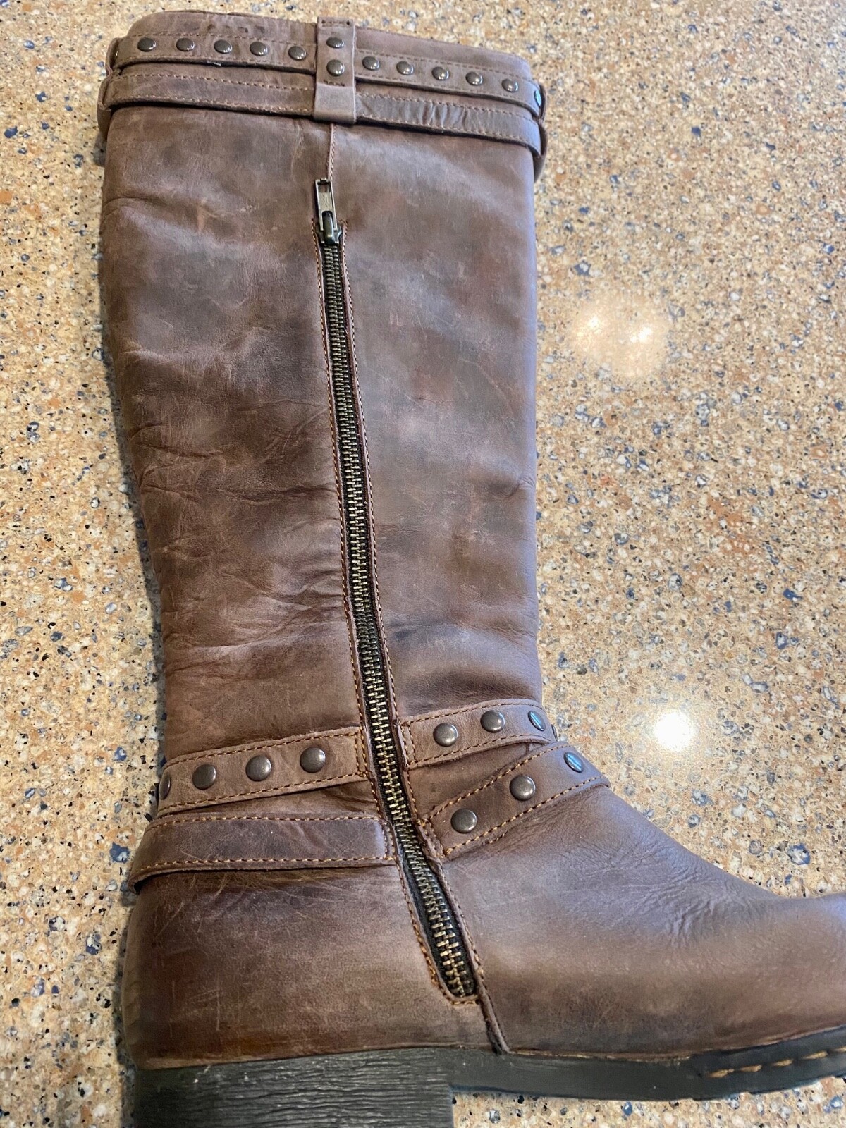 Born Women's Leather Riding Boots Size 11 eBay