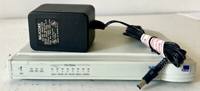 3Com OfficeConnect Hub 8/TPO 3C16700 8-Ports Network External Hub w/ AC Power