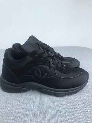 chanel runners black