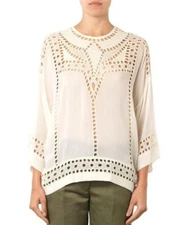 Isabel Marant Étoile Ethan Ivory Blouse Size S or M- Beautiful 40 42