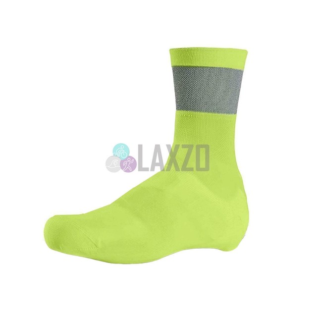 yellow cycling overshoes