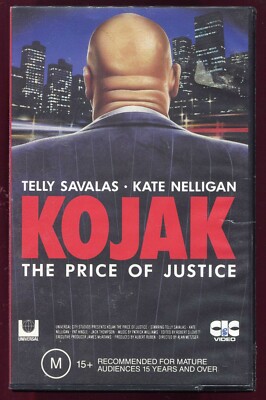 Kojak The Price Of Justice VHS 1980s TV Movie Thriller CIC Home