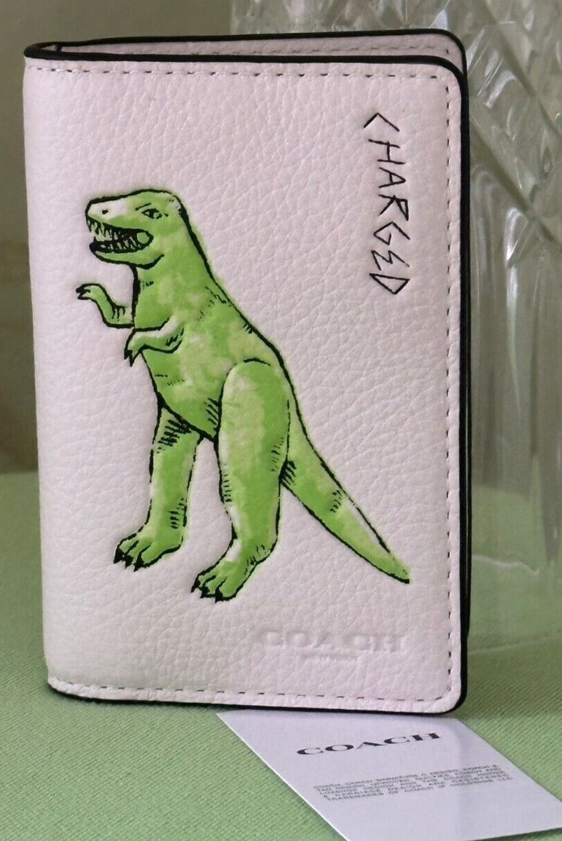 Leather Wallets Coach Wallet Dinosaur COACH® Outlet Billfold