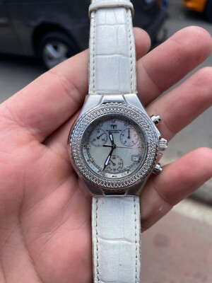 TECHNO MARINE DIAMONDS SWISS MADE WATCH 38MM CHRONOGRAPH | eBay display picture 1