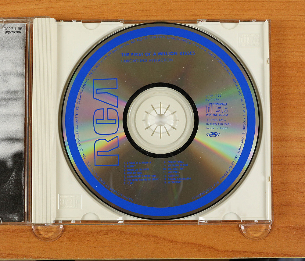 Fairground Attraction - The First Of A Million Kisses CD (Japan