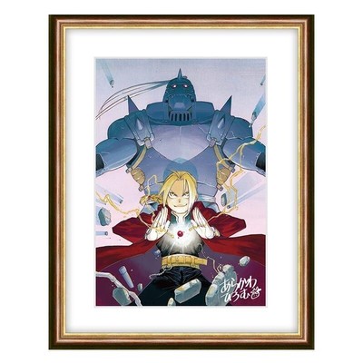 Fullmetal Alchemist 20th Anniversary Art Board Key visual Hand Signed F/S