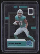 2022 Panini Clearly Donruss #89 Erik Ezukanma RC Purple #'d /175