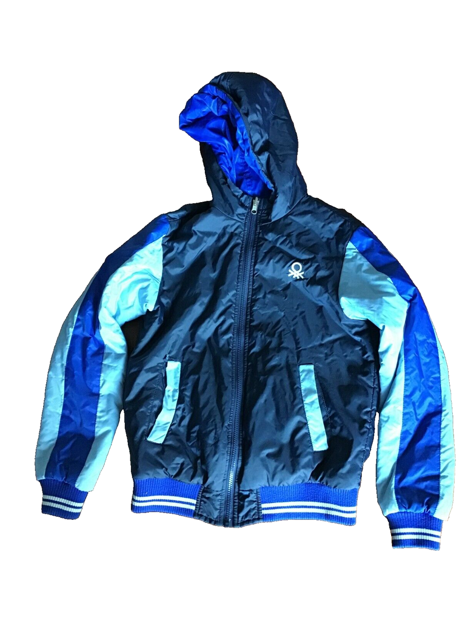 Hooded Jacket for Children Benetton Reversible Jacke 12-13 Years