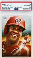 2021 Topps Game Within The Game Juan Soto By Paul Jennis #3 PSA 10 💎