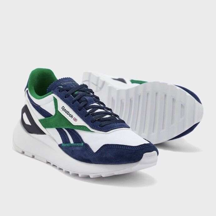 Reebok Classic Legacy AZ Men’s Running Shoe White Suede Athletic Sneaker #797