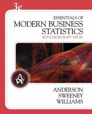 Essentials of Modern Business Statistics : With Microsoft Excel H