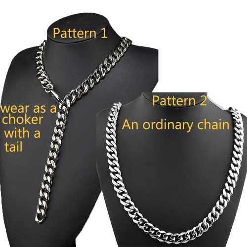 15mm Big Necklace Adjustable Choker 