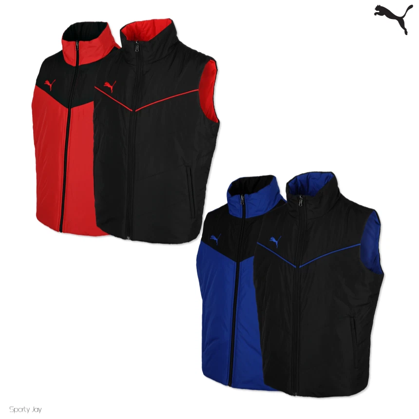 Puma Reversible Padded Vest Jacket (932712) Winter Soccer Sports Hiking Outdoor