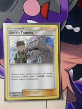 Pokemon TCG Hidden Fates Holo Brocks Training 55/68