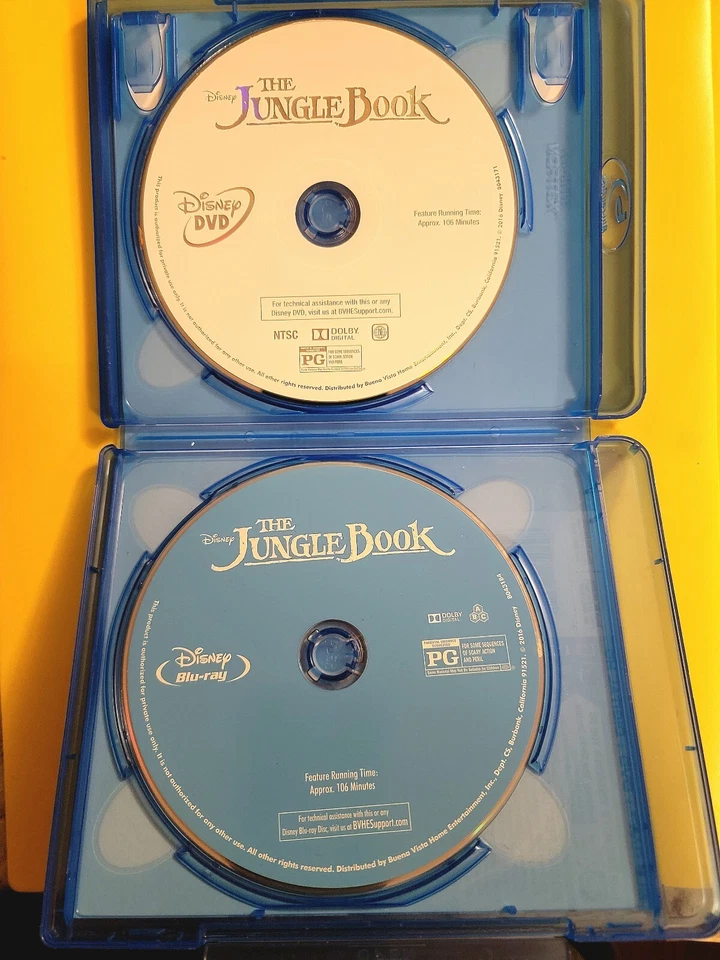 The Jungle Book (blu-ray + dvd) No Digital Code  - Image 3 of 4