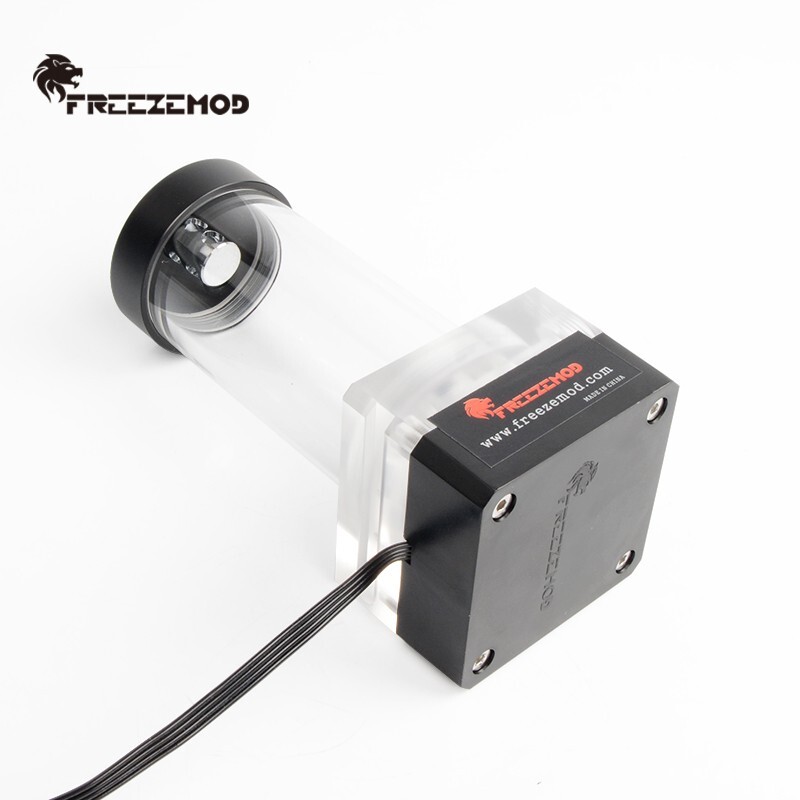 FreezeMod 100mm 150mm 200mm Reservoir with Pump 550L/H G1/4 for Water