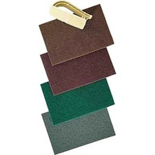 Norton 74700 6" x 9" Maroon Non-Woven Hand Pad Non-UPC 20/pk 