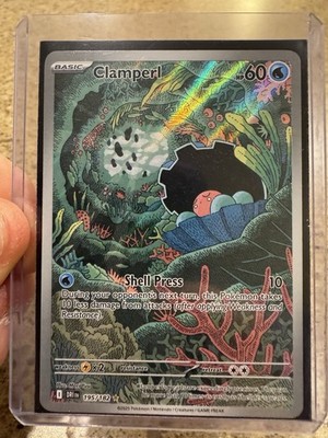 Pokmon TCG Clamperl Destined Rivals 195/182 Illustration Rare NM Card |  eBay
