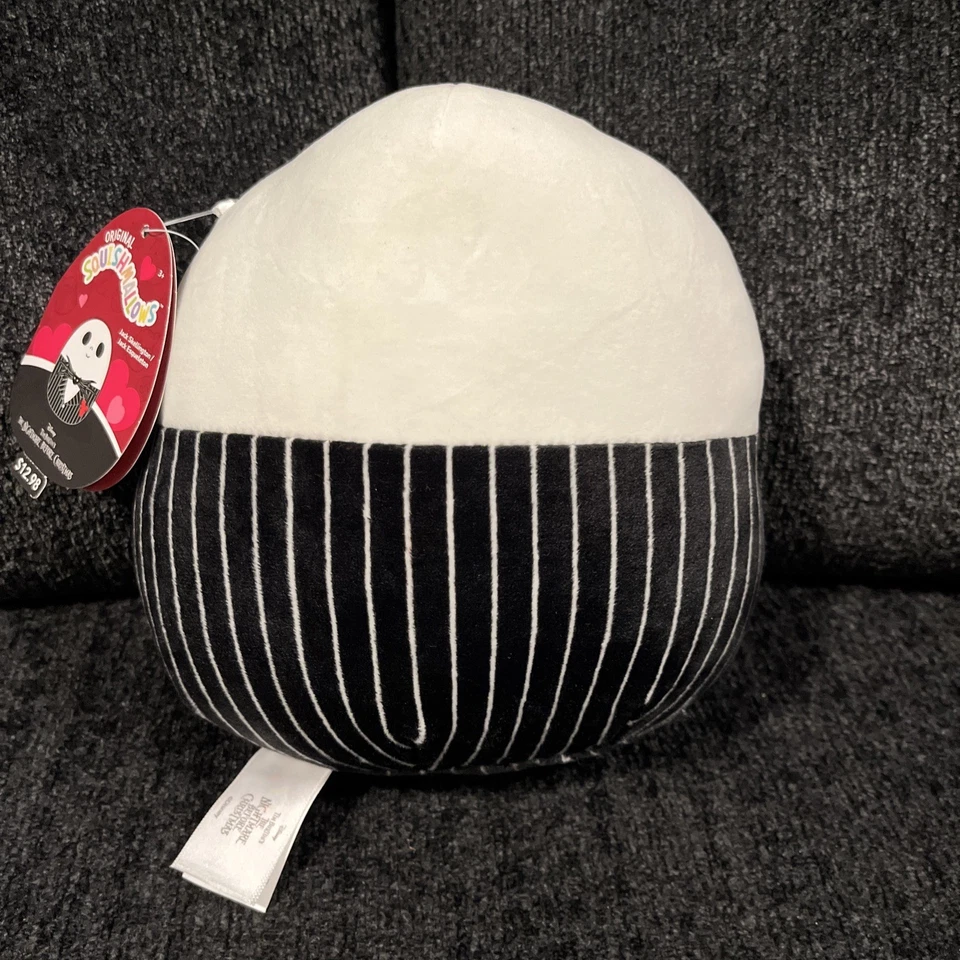 Squishmallow 圣诞夜惊魂 Jack Skellington 8 全新带标签 — 第 2/3 张图片