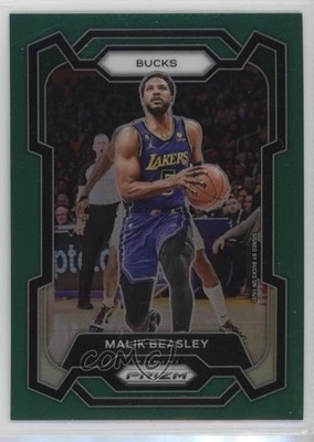 2023-24 Panini Prizm Green Prizm Malik Beasley #237 0c4