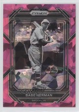 2023 Panini Prizm Pink Ice Prizm Babe Herman #221 1c9m
