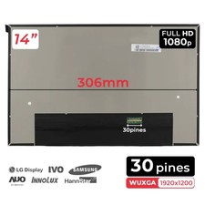 LED-Bildschirm Von 14" Für Laptop NV140WUM-N43 V8.1 V8.0 V8.2 Matte Anzeige