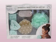 VIVITAR SIMPLY BEAUTIFUL ESSENTIALS BODY CARE SPA GIF SET (4 PIECE) BOXED