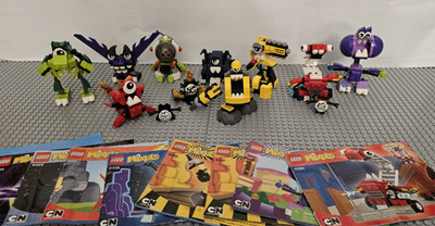 9 LEGO Mixels - 41518, 41524, 41529, 41531, 41535, 41545, 41547, 41551, 41565