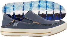 Korkers Fish Moc Marlin w/Fixed Kling-On Deck Soles, Blue, Size 10