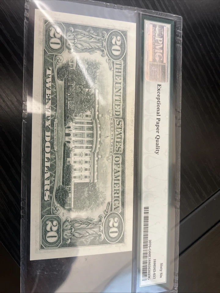 1988A $20 Federal Reserve Note Fr-2076-G Chicago PMG66 Gem EPQ - Image 2 of 2
