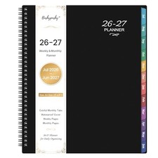 Planner 2026-2027- 2026-2027 Planner Weekly and Monthly, 9" x 11" Black 2