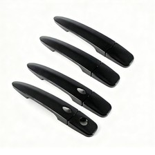 For 2011-2025 Nissan Leaf Hatch Glossy Black Side Smart Door Handle Cover Trim