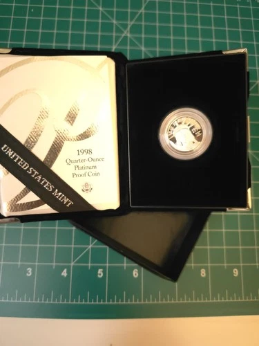 1998 American Platinum Eagle 1/4 oz — photo from the most recent tracked eBay sale