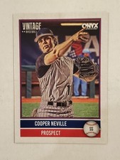COOPER NEVILLE 2026 Onyx Vintage BASE CARD #OVCONE Dallas Baptist