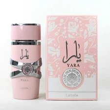 Yara by Lattafa Perfumes Eau De Parfum - 100ml (3.4 fl oz) - Women New in Box