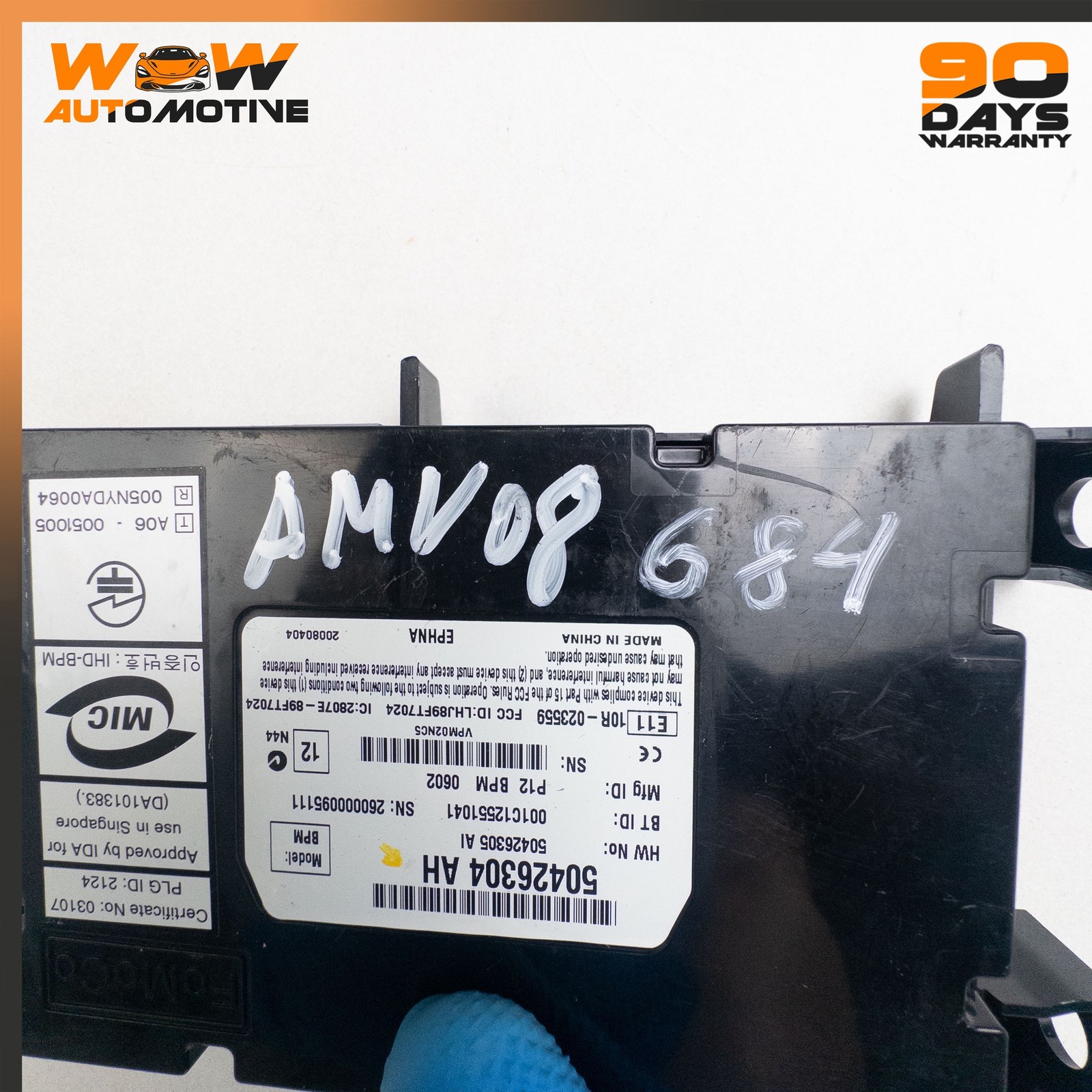 05-24 ASTON MARTIN V8 VANTAGE DB9 RADIO RECEIVER BLUETOOTH CONTROL MODULE OEM